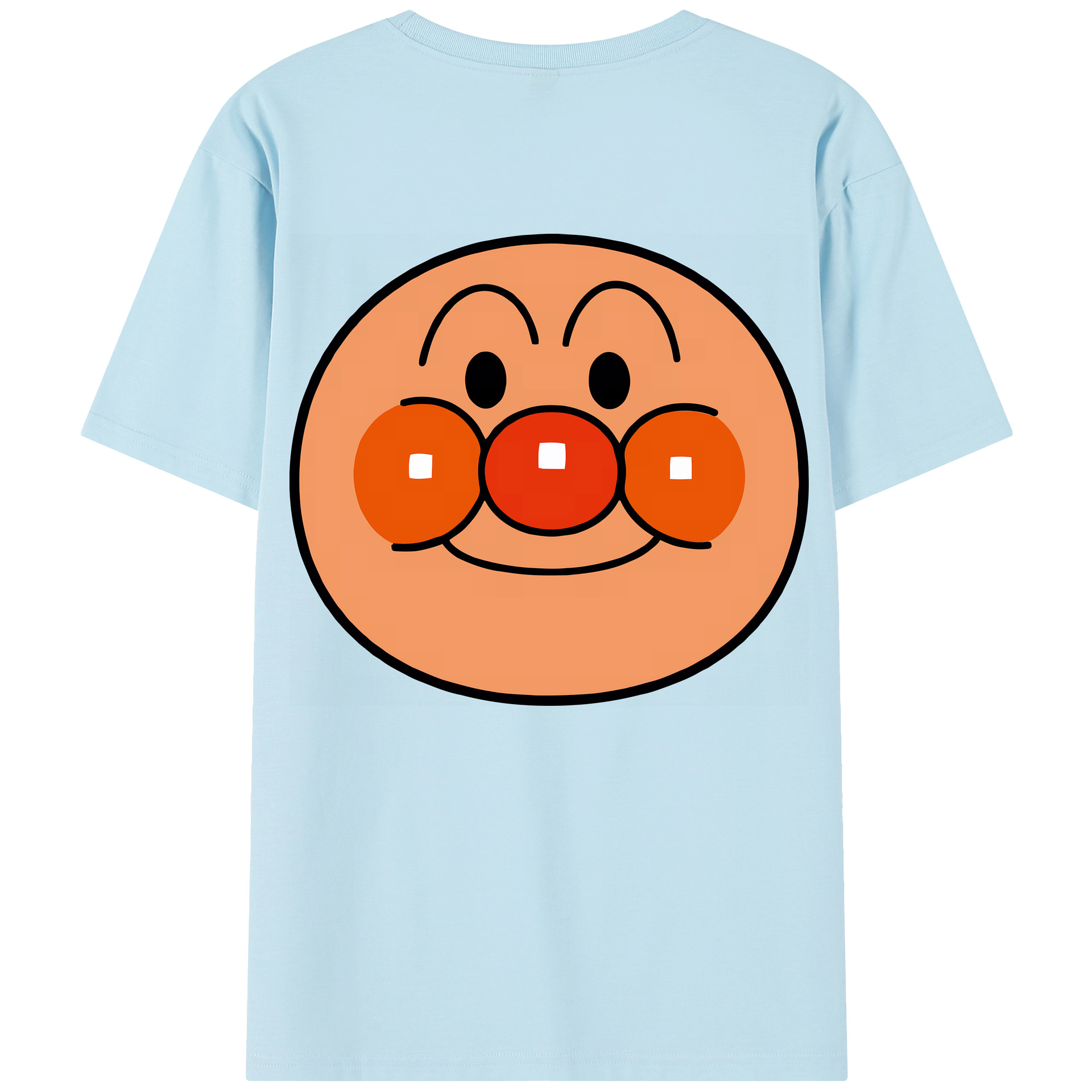 （画像用） アンパンマン Anpanman 綿100％半袖Tシャツ（背面プリント）
